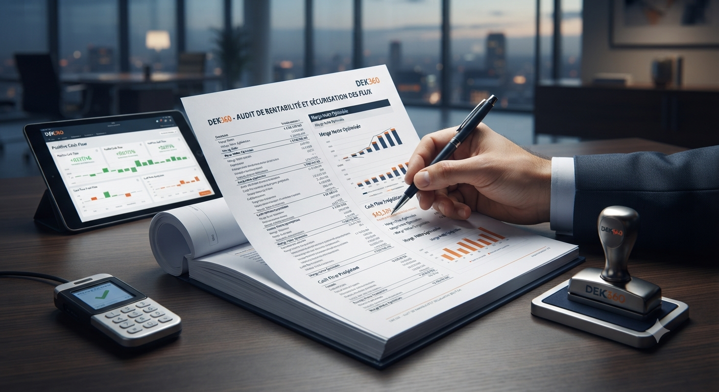 DEK360 - Audit de rentabilité et sécurisation des flux financiers par un expert
